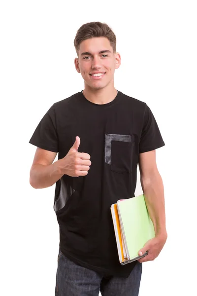 Studente felice — Foto Stock