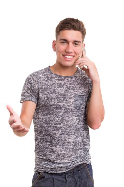 Cep telefonu kullaranarak çocuk