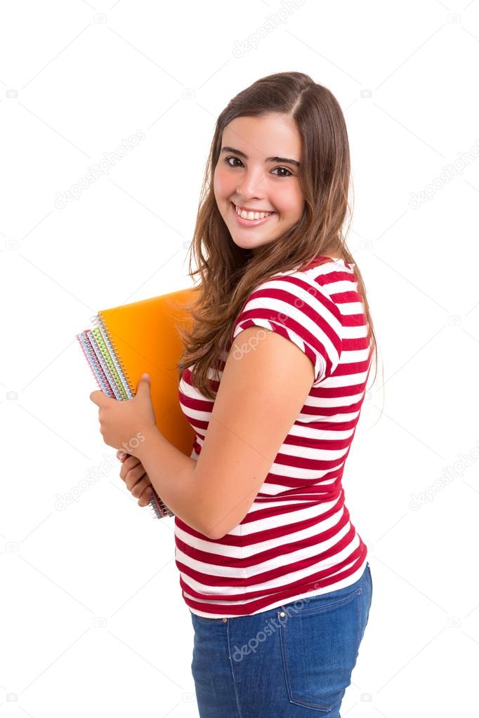Young student girl