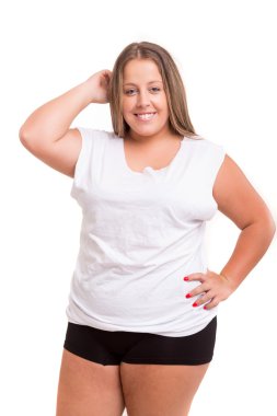 büyük kadın egzersiz