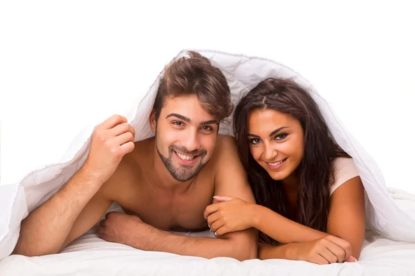 Couple in bed Stock Picture