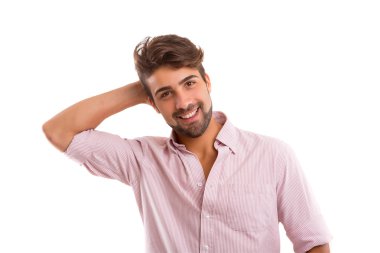 Yakışıklı ve genç bir adam