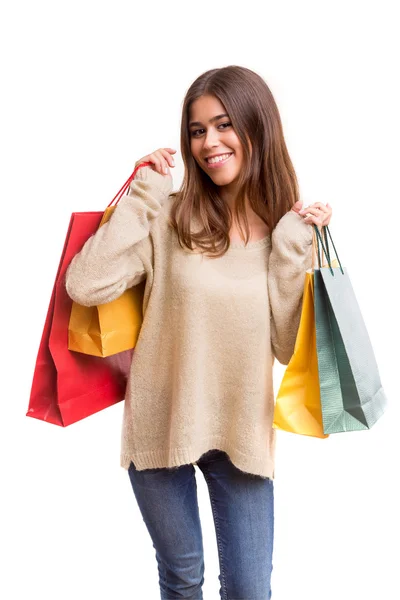 Shopping-Konzept - Studioaufnahme — Stockfoto