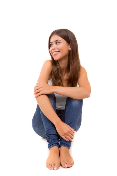 Beautiful woman - studio shot — Stock Photo, Image