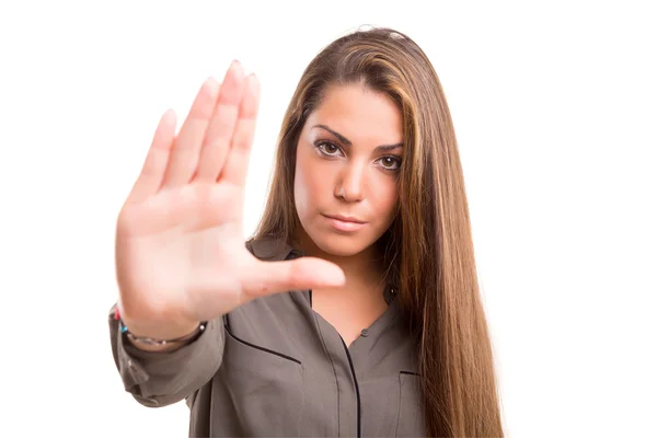 Stop! - studio shot — Stock Photo, Image