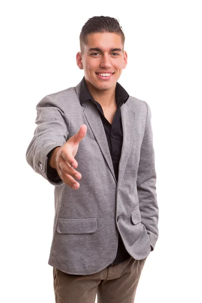 Man offering handshake — Stock Photo, Image