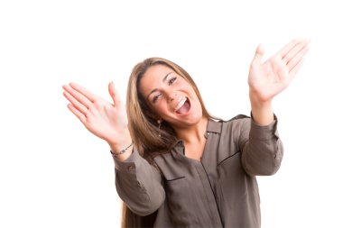 anahtar jest çerçeveleme yapma kadın