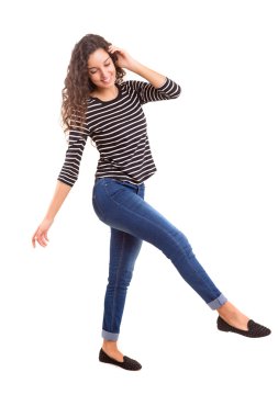 Genç ve güzel bir kadın