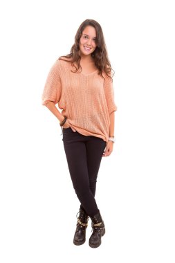 Genç ve güzel bir kadın