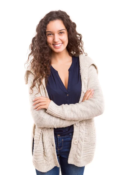 Young and beautiful woman — Stock Photo, Image