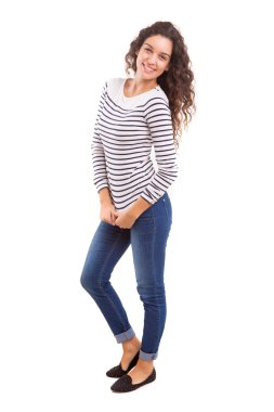 Genç ve güzel bir kadın