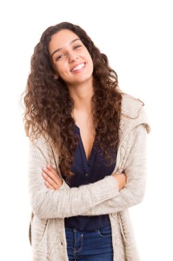 Genç ve güzel bir kadın