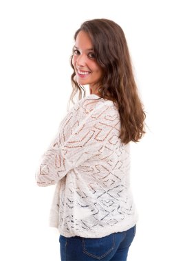 Genç ve güzel bir kadın