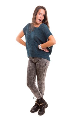 Genç ve güzel bir kadın