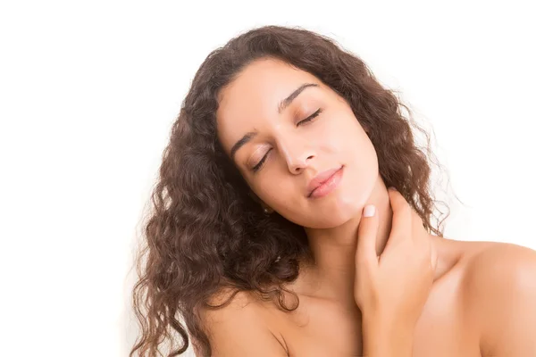 Young woman with a beautiful skin — Stock Photo, Image