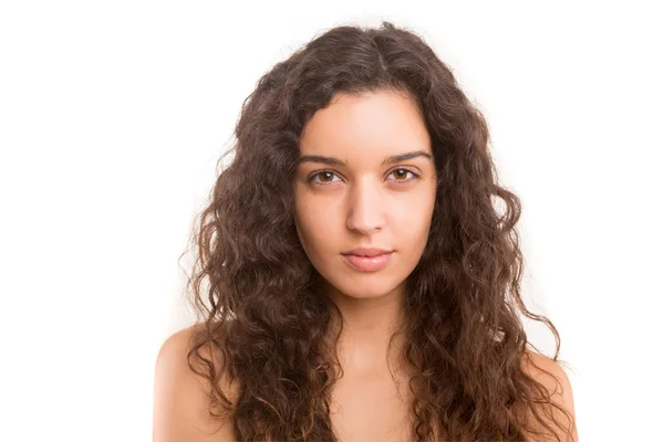 Jonge vrouw met een mooie huid — Stockfoto