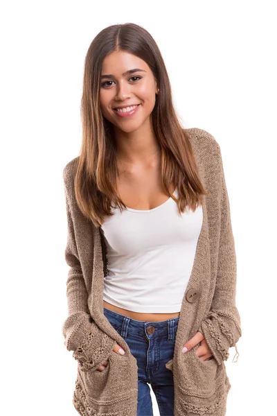 Genç ve güzel bir kadın