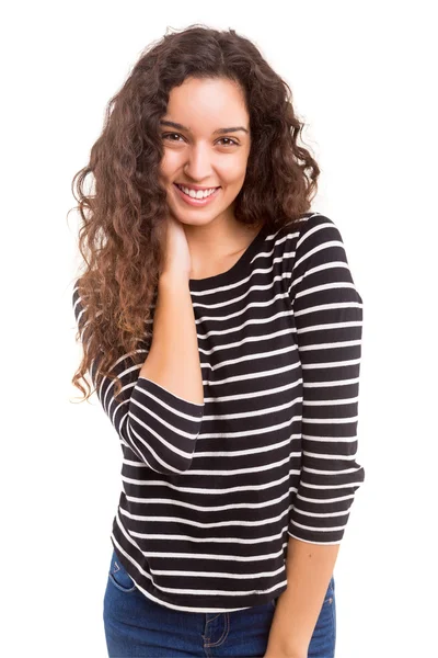 Mujer joven y hermosa — Foto de Stock