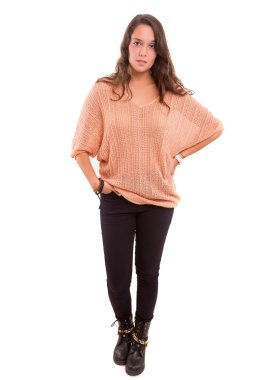 Genç ve güzel bir kadın