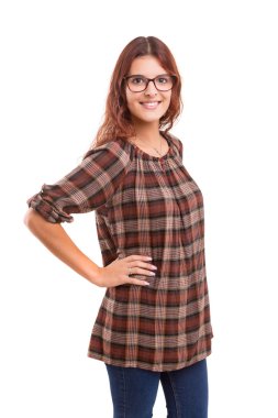 Genç ve güzel bir kadın