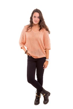 Genç ve güzel bir kadın