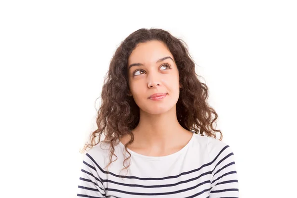 Young woman having a great idea — Stock Photo, Image
