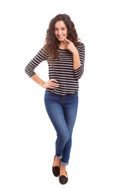 Genç ve güzel bir kadın