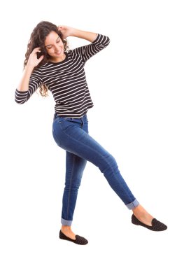 Genç ve güzel bir kadın