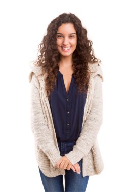 Genç ve güzel bir kadın