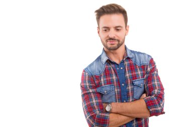 genç ve yakışıklı bir adam