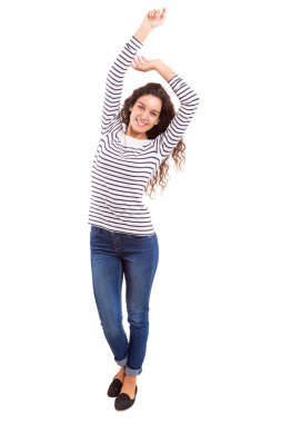 Genç ve güzel bir kadın