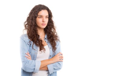 Genç ve güzel bir kadın