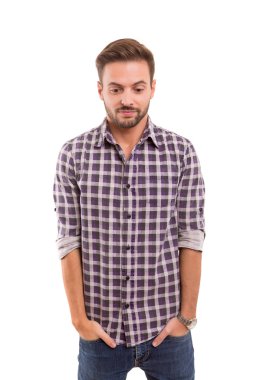 genç ve yakışıklı bir adam