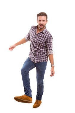 genç ve yakışıklı bir adam