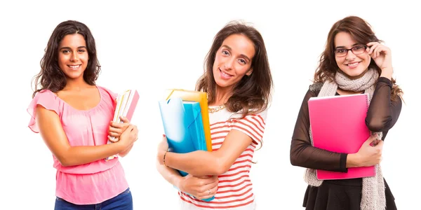 Jóvenes estudiantes felices —  Fotos de Stock