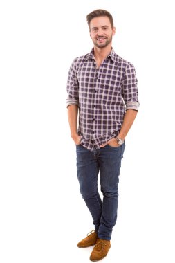 genç ve yakışıklı bir adam