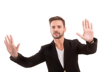 işadamı basarak anahtar