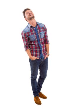 genç ve yakışıklı bir adam