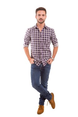 genç ve yakışıklı bir adam