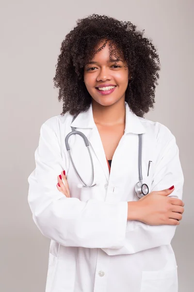 Beautiful african doctor — Stock Photo, Image