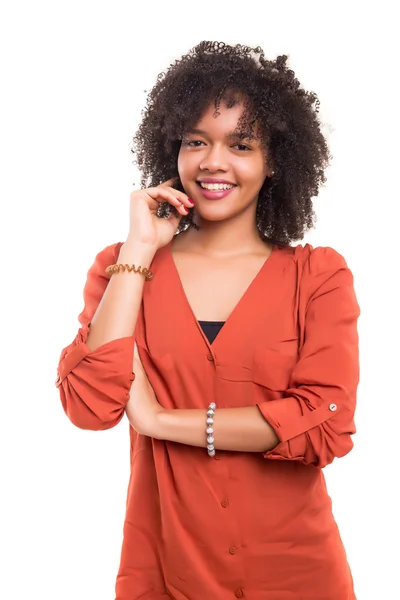 Hermosa mujer africana — Foto de Stock