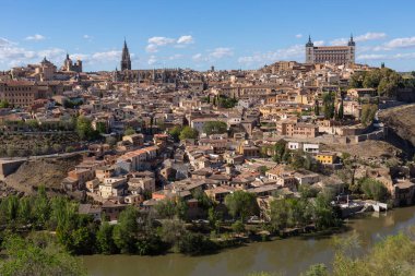 İspanya, Mirador del Valle 'den Toledo' nun görüntüsü