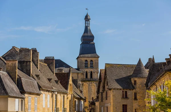 Das Zentrum Der Mittelalterlichen Stadt Sarlat Caneda Dordogne Frankreich — Stockfoto