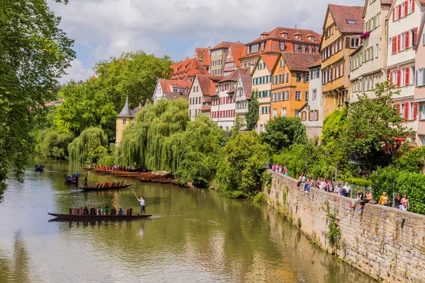 Tubingen Tyskland Tubingen Gammal Stad Vid Floden Neckar Baden Wurttemberg — Stockfoto