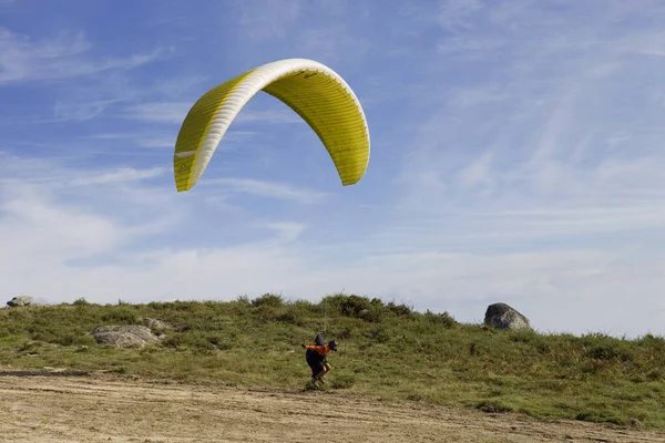 Caldelas Portugal Paragliding Aboua Cup North Portugal Caldelas Portugal — стокове фото