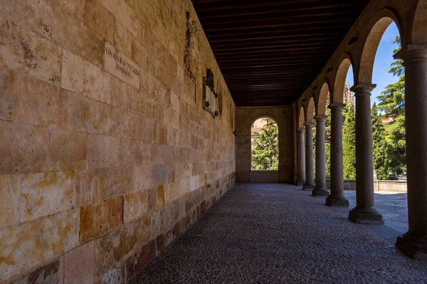 Salamanca Spain Old Historic Cloister Downtown Salamanca Plateresque Century Old — Stock Photo, Image