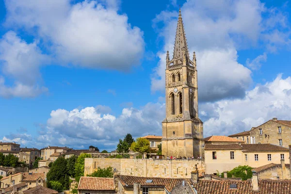 Vista Santo Emilion Aquitaine Francia — Foto de Stock