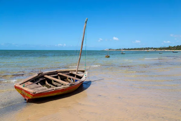 Boats Magaruque Island Formerly Ilha Santa Isabel Part Bazaruto Archipelago — Stock Photo, Image