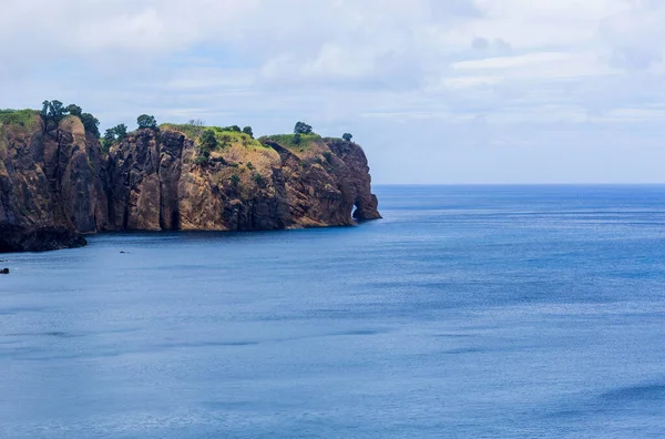 Rocha Elefante Foto Tirada Bela Ilha Miguel Açores Portugal — Fotografia de Stock