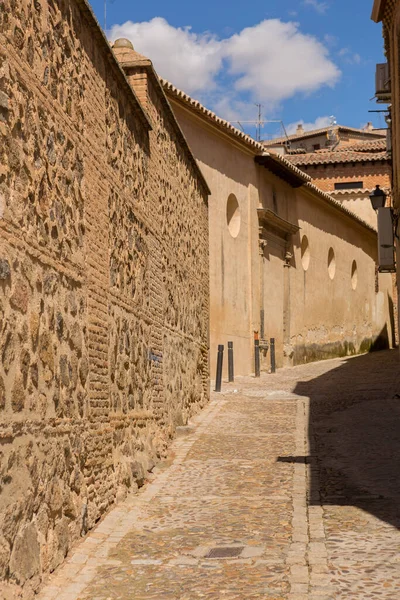 Toledo Στενό Δρόμο Στην Καστίλη Μάντσα Ισπανία — Φωτογραφία Αρχείου